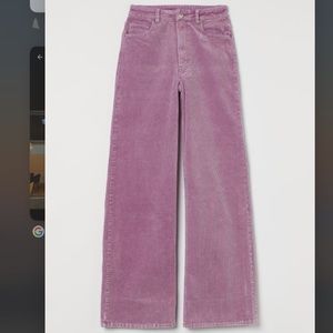 COPY - Purple Corduroy Wide Leg Pants